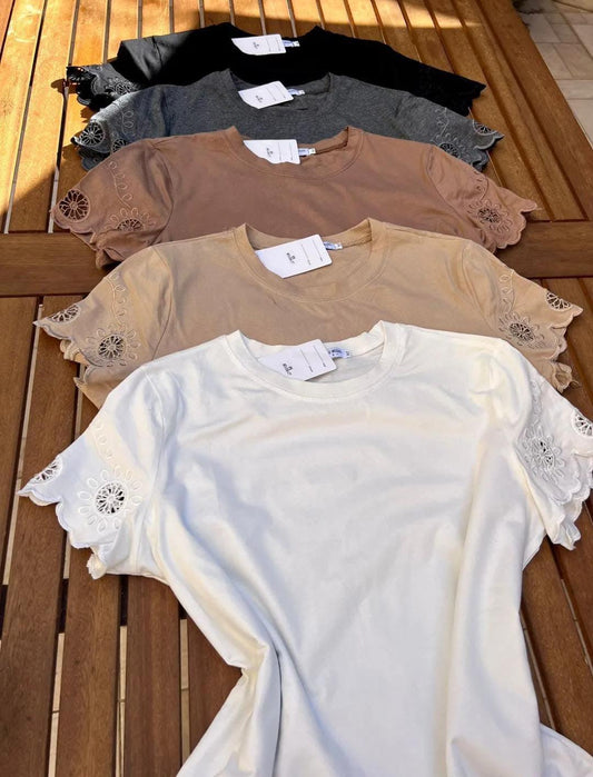 Blusa de Malha/Algodão